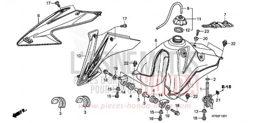FUEL TANK (CRF230F8/9/B) CRF230F9 de 2009